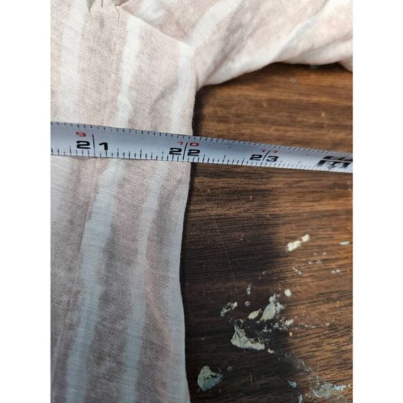 Chicos Pullover Blouse Top NEW TAGS Womens Large or Chicos 3 Tan Cream - Picture 7 of 9